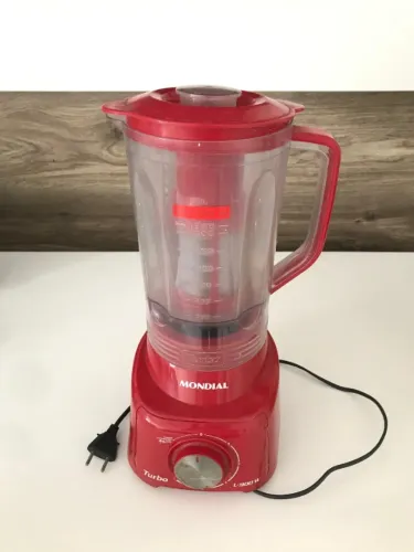 Liquidificador Turbo Mondial Vermelho 900W 