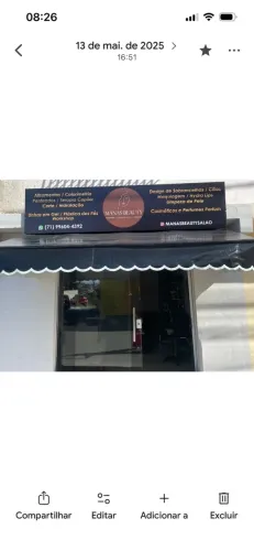 Placa para Fachada de comércio