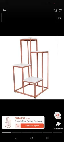Estante para plantas