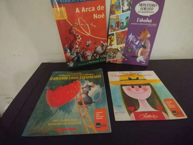 Lote literatura infantil - 4 livros