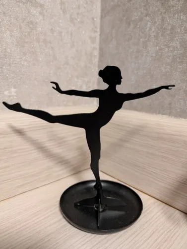 Bailarina Porta Jóias Anéis Colares com Base Imantada