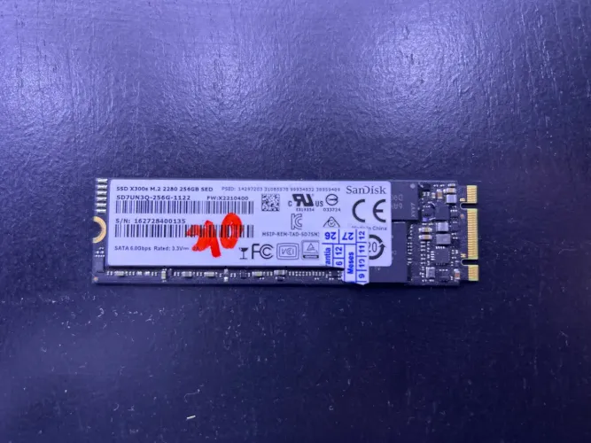 SSD M.2 SanDisk X300s 256GB SATA