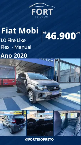 Fiat Mobi Like 1.0 Fire Flex 5P. 2020