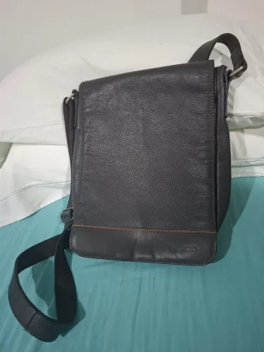 Bolsa transversal Bagaggio couro