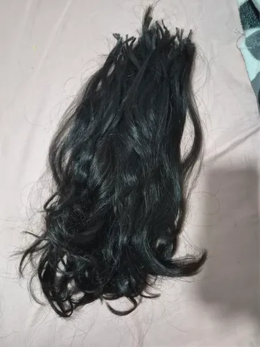 Cabelo brasileiro ondulado 40 cm 138 gramas.