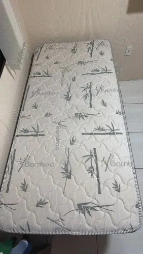 Cama box Ortobom, colchão de soltey