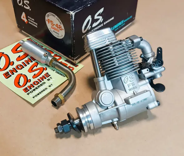 Os Max FS-48 Surpass 4 tempos motor aeromodelo nitro glow