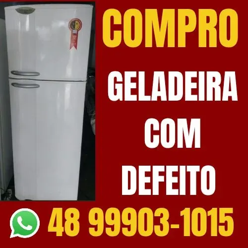 Geladeira com defeito