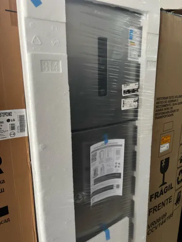 Geladeira Panasonic de 391L inox nova na caixa 