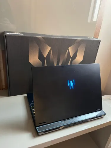 Notebook Gamer Acer Predator, Ultra 7 255Hx, RTX 5070 com NF e Garantia - Em até 18x