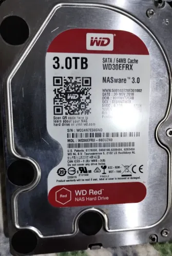 HD WD RED NAS 3Tb POUCO USO