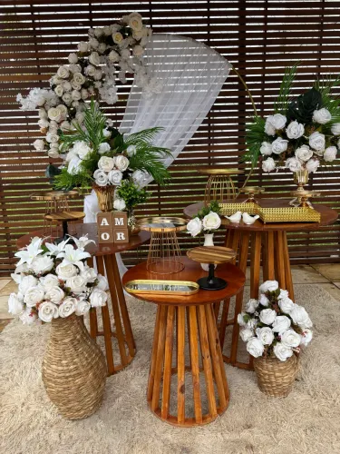 Aluguel de decoração para casamento civil