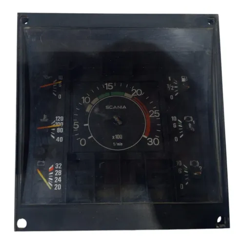 Painel Instrumentos Scania T112 1981 A 1989 Avaria Ret Peças Pressão