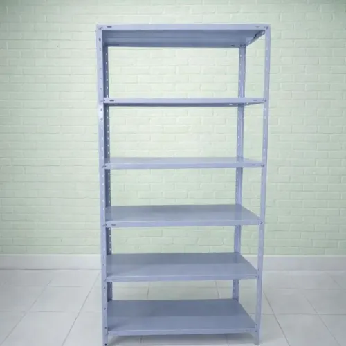 estante de aço com 6 prateleiras 30cm branca