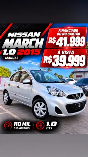 Nissan March S 1.0 16V Flex Fuel 5P 2015