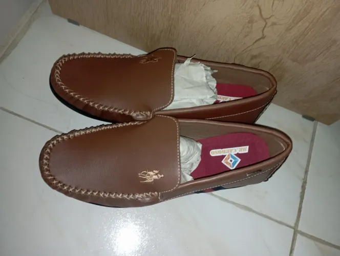 Vendi Sapatilha masculina couro n: 41 40$