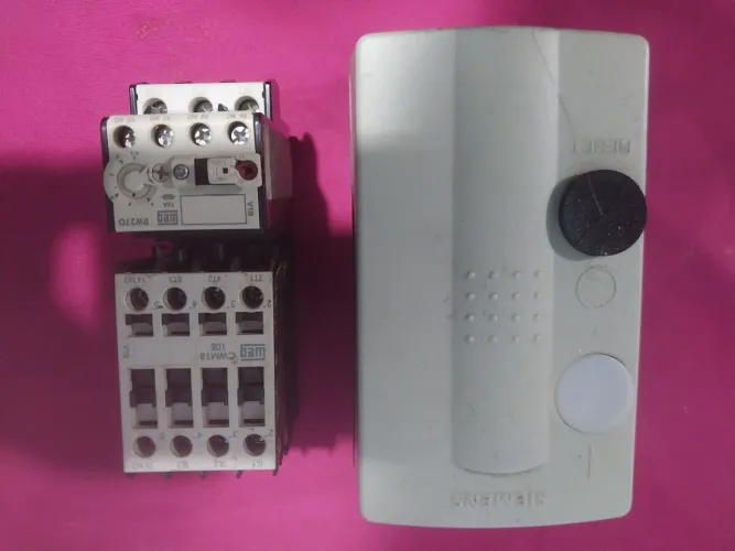 Combo de Relês Termicos com Contatores + Chave Partida Direta