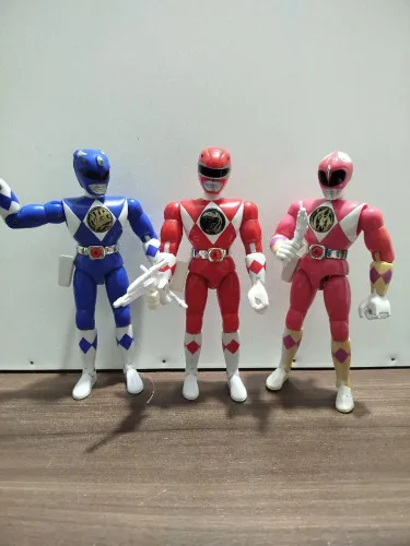 Lote Power Rangers Mighty Morphin - Bonecos Articulados Vintage