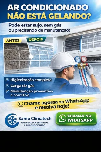 Instalação e manutenção ar condicionado
