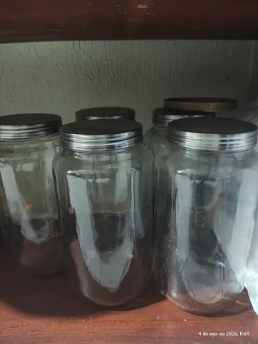 Lindos potes de vidro para mantimentos 3300ml