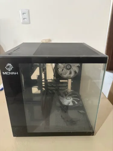 Gabinete Gamer Hayom GB1787, Mid Tower, Lateral em Vidro, 3x Fans, Preto - GB.17.10.87