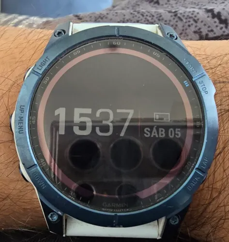 Garmin Fenix 7 Sapphire Solar Titanium (6 meses uso)