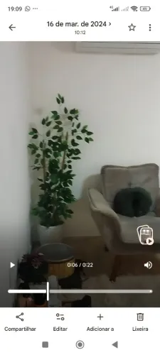 Vaso de planta artificial
