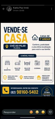 Vende-se Casa- Ótima Oportunidade!