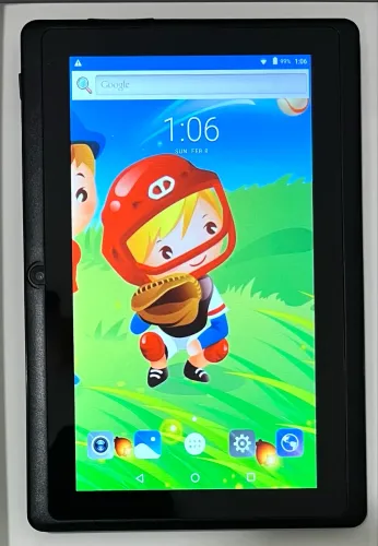 Tablet Infantil BDF 7? 64GB 4GB RAM Android 13 Novo Com Capa Silicone Azul