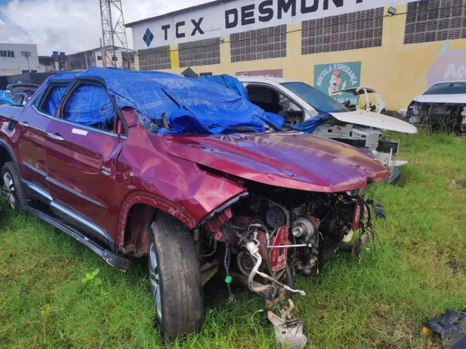SUCATA FIAT TORO 2.0 DIESEL RETIRADA DE PEÇAS NF E GARANTIA
