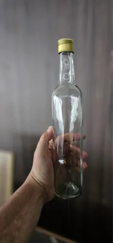 Garrafa de vidro 500ml com tampa 
