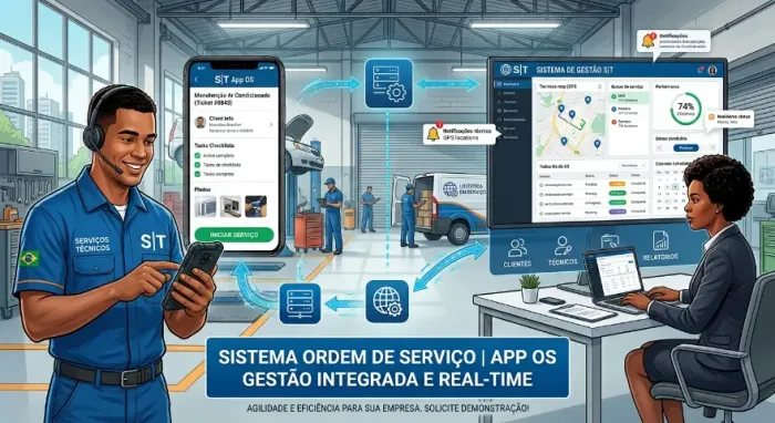 Sistema de Ordem de Serviço (OS) | App os | Gestão de Estoque, Vendas