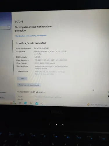 Ultrabook dell com alguns defeitos