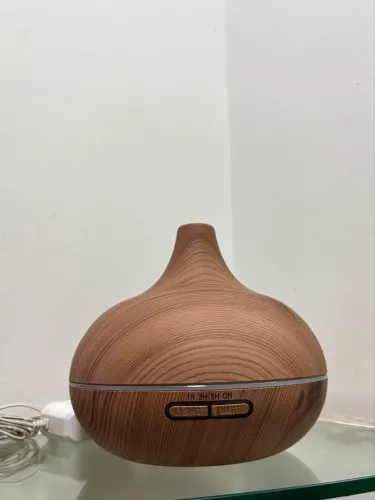 Difusor de Aromas Ultrassônico + 8 Óleos Essenciais Inclusos