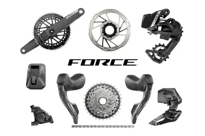Grupo Road Sram Force AXS E1 Disc 2x12v - Pedivela 170mm 50/37 - Novo - Pronta Entrega