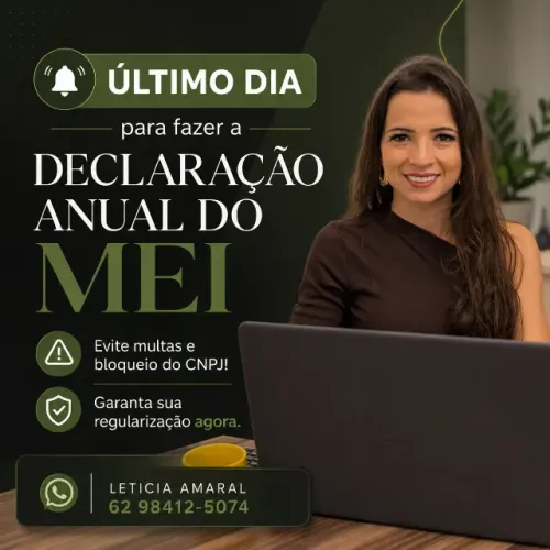 Declaração MEI - Contadora - Contador - Contabilidade - Declarar