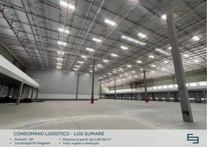 Galpão logístico para locação na cidade de Sumaré - SP