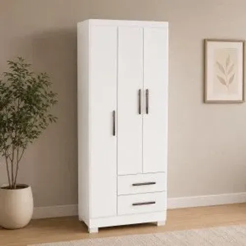 Guarda roupa solteiro 3 portas 