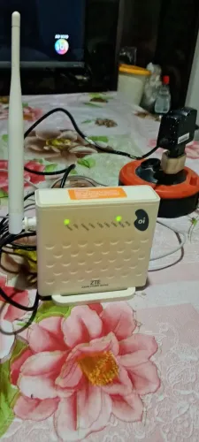 Roteador ZTE funcionando 