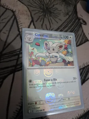 Cinccino Master ball 076/086 Black bolt