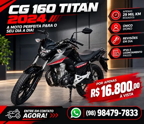 Honda CG 160 Titan Flexone/ed.especial 40 Anos 2024