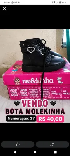 Botinha semi nova