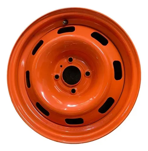 Roda Avulsa Aro 15 Citroen C3 2013/2021  *0 Laranja Laranja