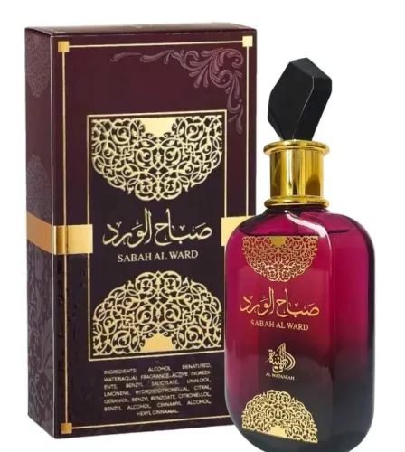 Perfume Árabe Sabah Al Ward 100ml Al Wataniah Original - Floral Âmbar - Lacrado Manaus<br>