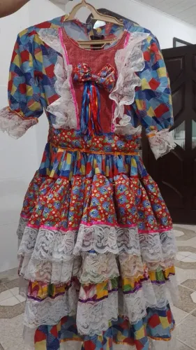 2 Vestido juvenil quadrilha 120 $