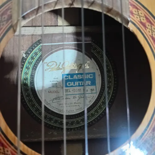 Violão DIGIORGIO n 38 de 1978 CLASSICO