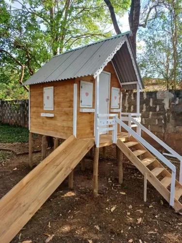 casa playground Madeira Tratada Autoclavado casinha de boneca