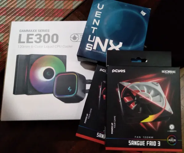 Kit Water Cooler Deepcool  e Fans Argb Pwm