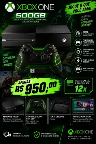 Xbox One Fat Completo 500gb