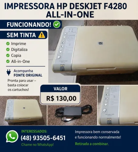 Impressora e copiadora HP F4280